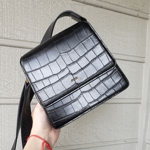 JW PEI BLACK CROC - CROSS BAG
